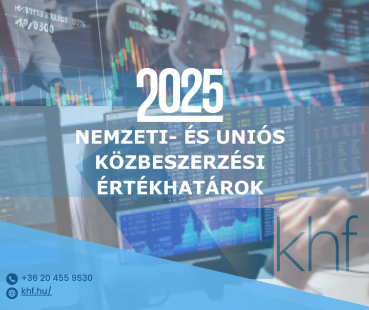 khf.hu- 2025 Nemzeti- és UNIÓS közbeszerzési értékhatárok