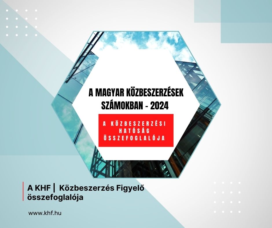 A Magyar Közbeszerzések Számokban – 2024 A Közbeszerzési Hatóság összefoglalója